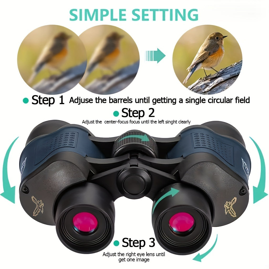 60x60 Night Vision Binoculars - High Power Waterproof