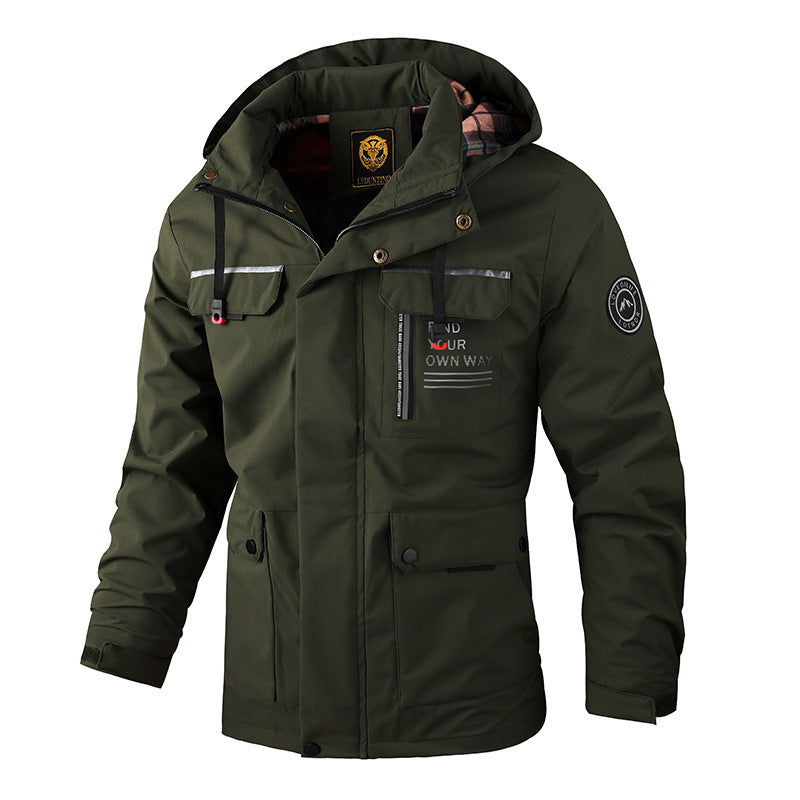 Men's Waterproof Windproof Jacket - Winter Hiking