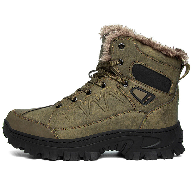Men's Cotton High Top Shoes Large Size Warm Winter 1363g