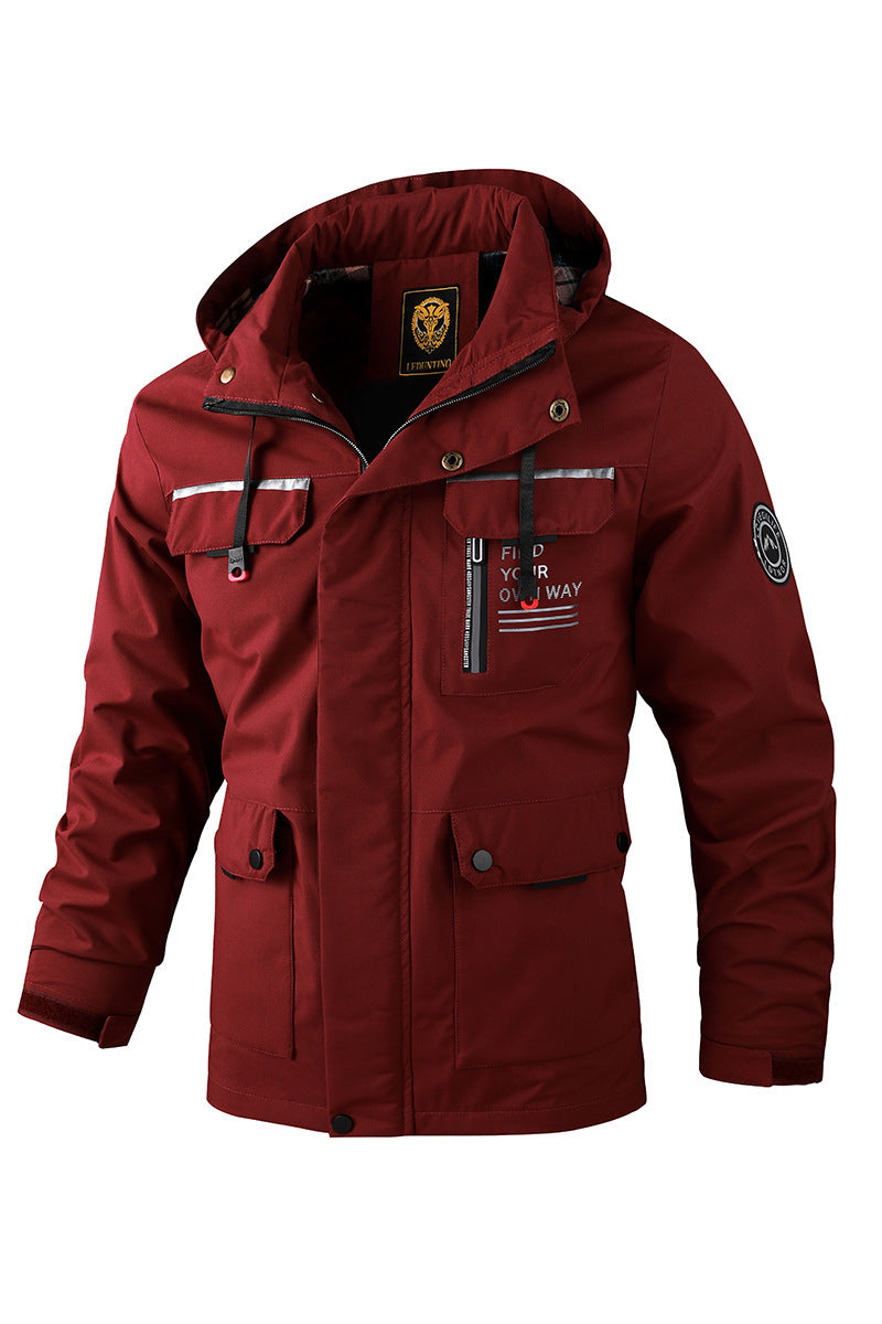 Men's Waterproof Windproof Jacket - Winter Hiking