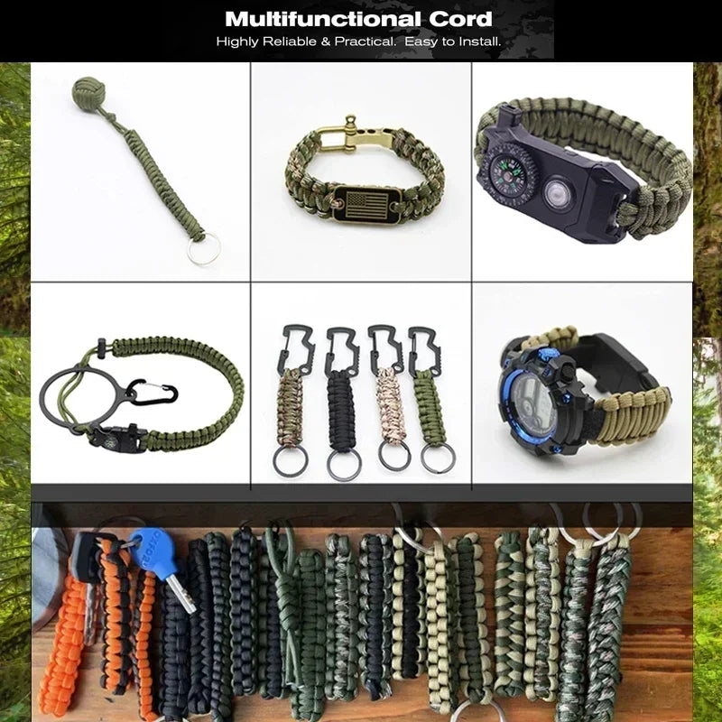 Parachute Cord 550 - 7 Strands 4mm Camping Survival Hiking