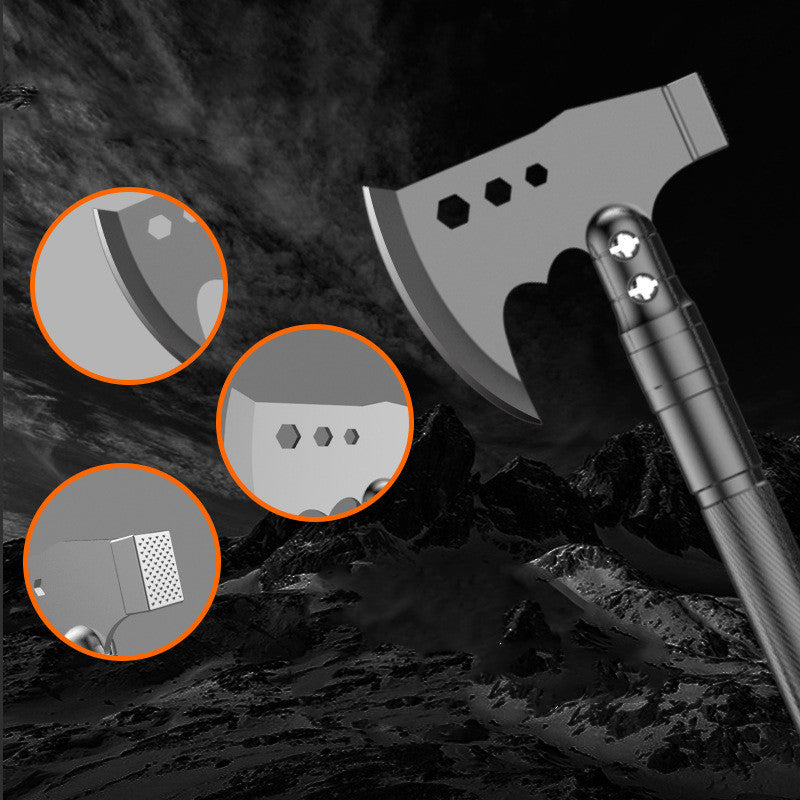 Multifunction Camping Shovel Aluminum 6063 - Foldable Engineer Kit 2.12kg
