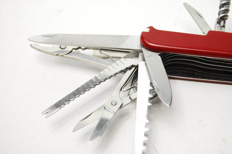 Multifunctional Swiss Army Knife 30+ Tools Stainless Steel