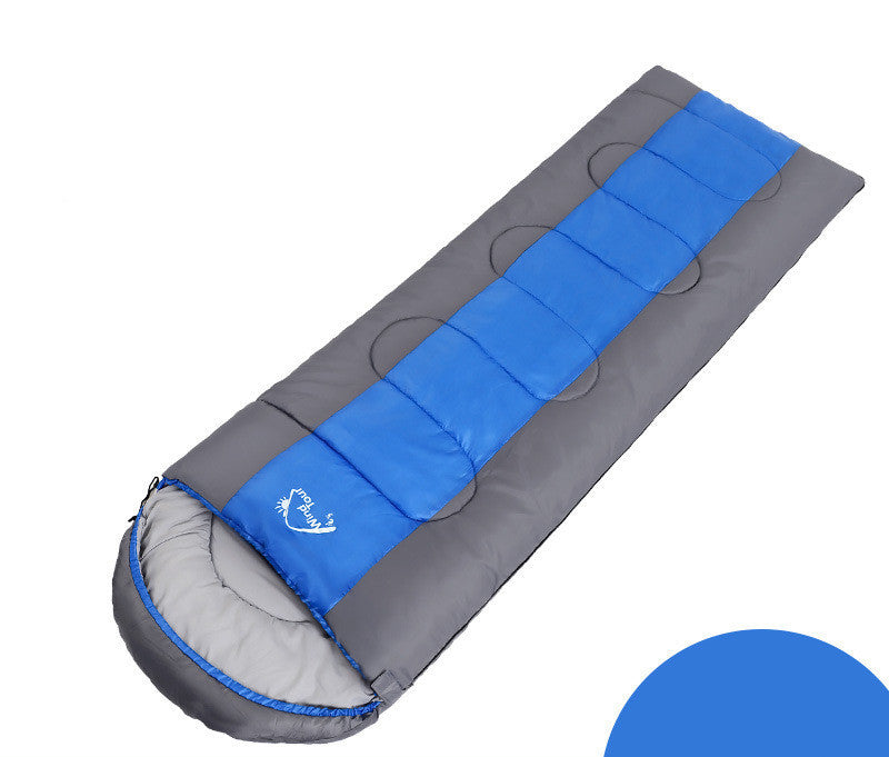 Camping Sleeping Bag Polyester 190T - Versatile Hollow Cotton 185x75cm
