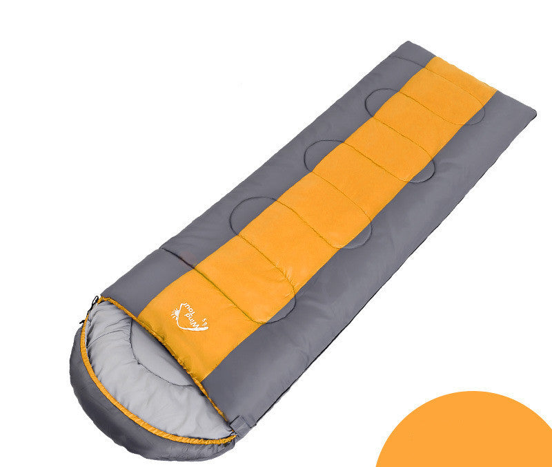 Camping Sleeping Bag Polyester 190T - Versatile Hollow Cotton 185x75cm