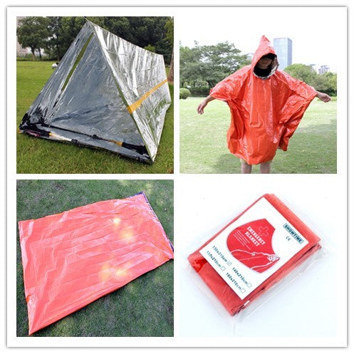 Emergency Aluminum Sleeping Bag - 200g Thermal Insulation Survival Kit