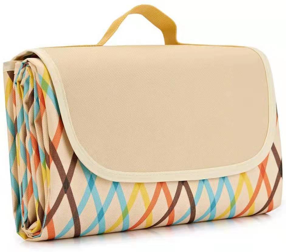 Esterilla de camping gruesa, resistente a la humedad, de poliéster Oxford, multiusos, 1,07 kg