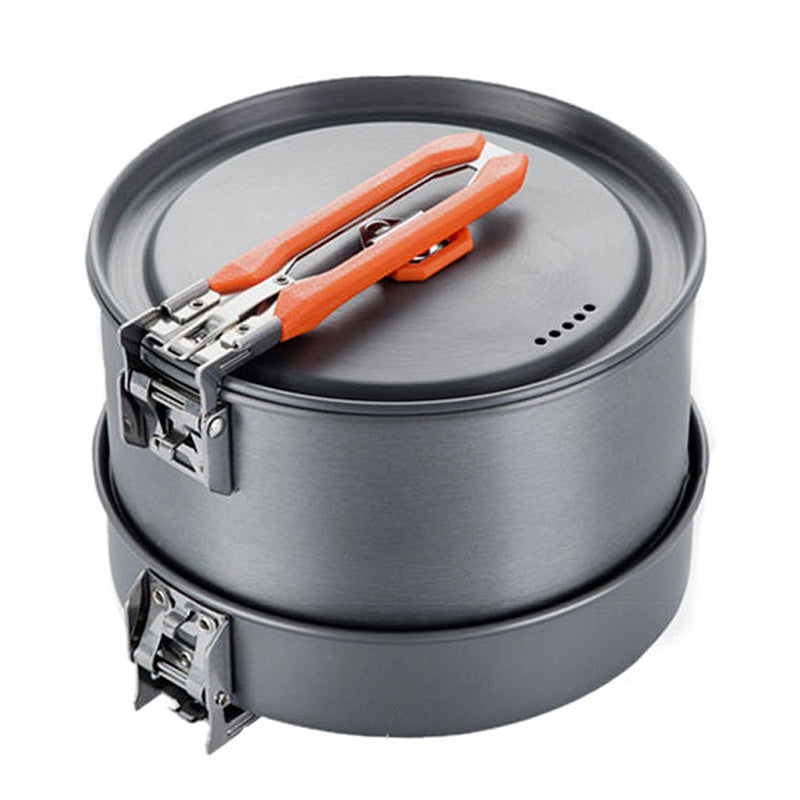 Alumina Camping Cookware Set 3 Pieces Portable