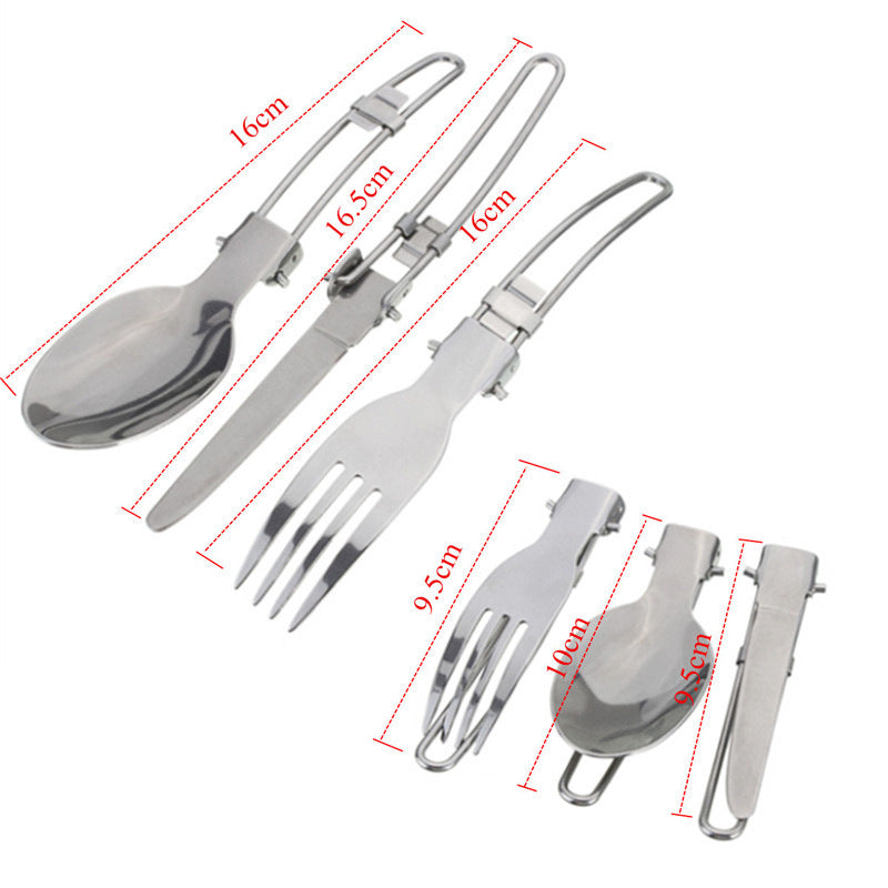 Complete Camping Kitchen Kit Stove + 8 Aluminum Utensils