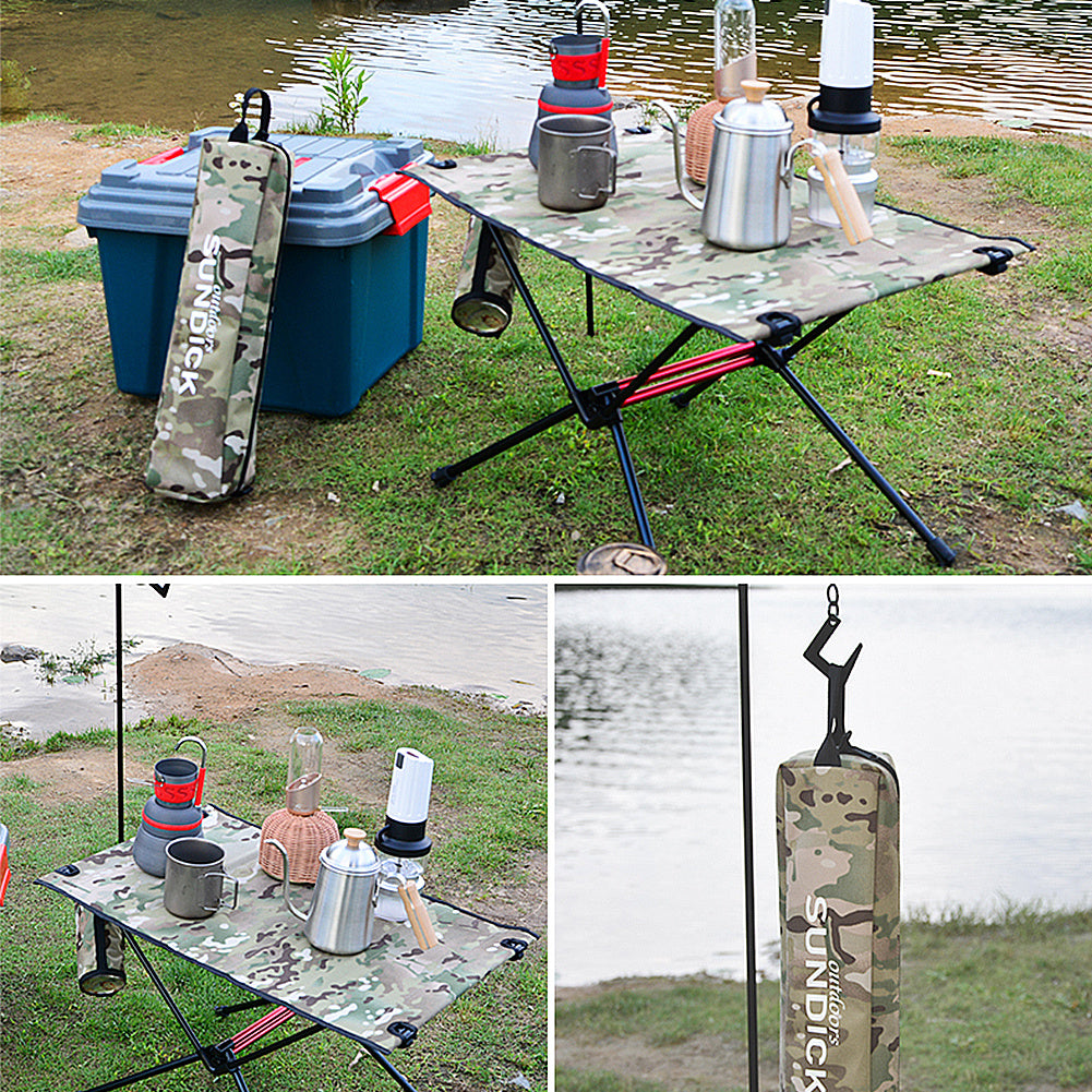 Outdoor Folding Table Mesh Aluminum Alloy Multi-Color