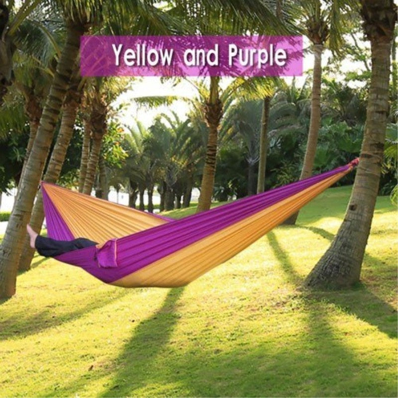 Double Backpacking Hammock - Portable Parachute Nylon