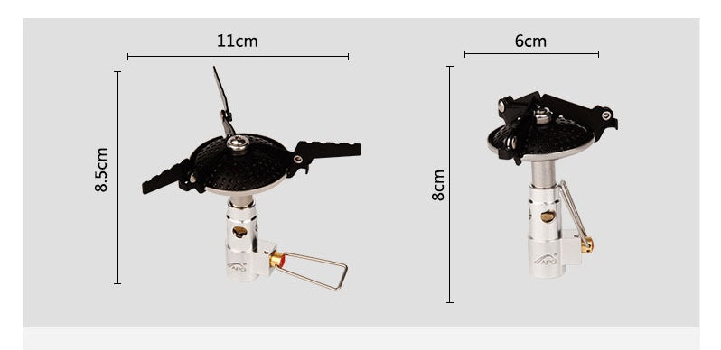 Mini Ultra-Light Stove 100g Powerful 2300W - Bivouac Trekking Mountaineering