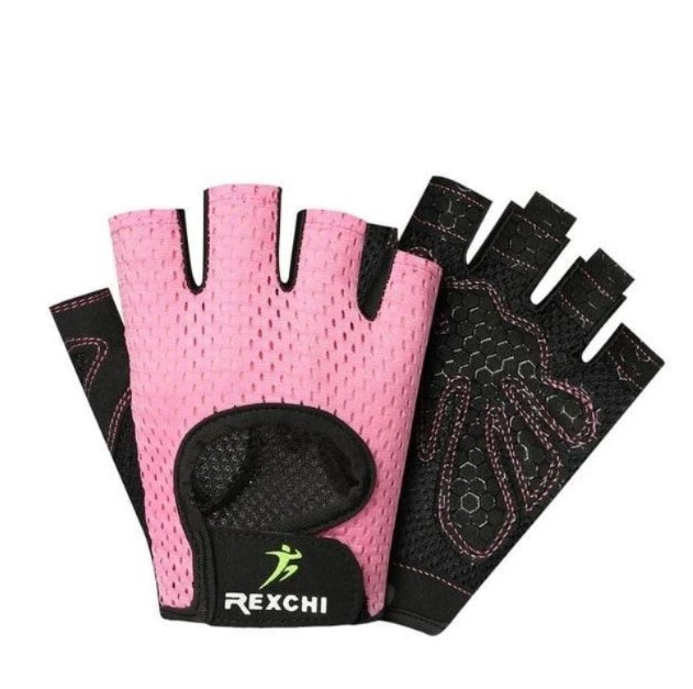 Fine Mesh Half Finger Cycling Gloves - Breathable Sports