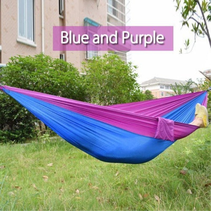 Double Backpacking Hammock - Portable Parachute Nylon