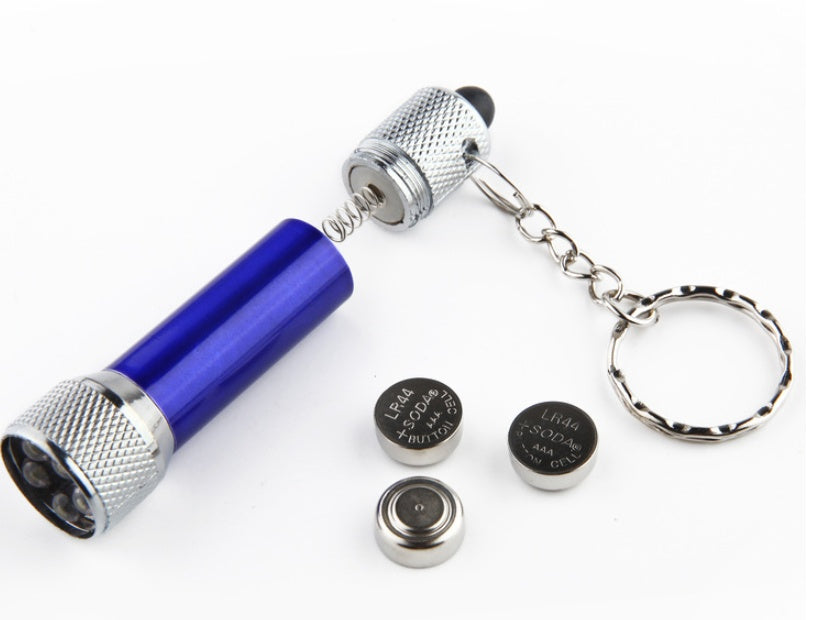 Mini Emergency LED Keychain - Ultra-Lightweight Aluminum Flashlight
