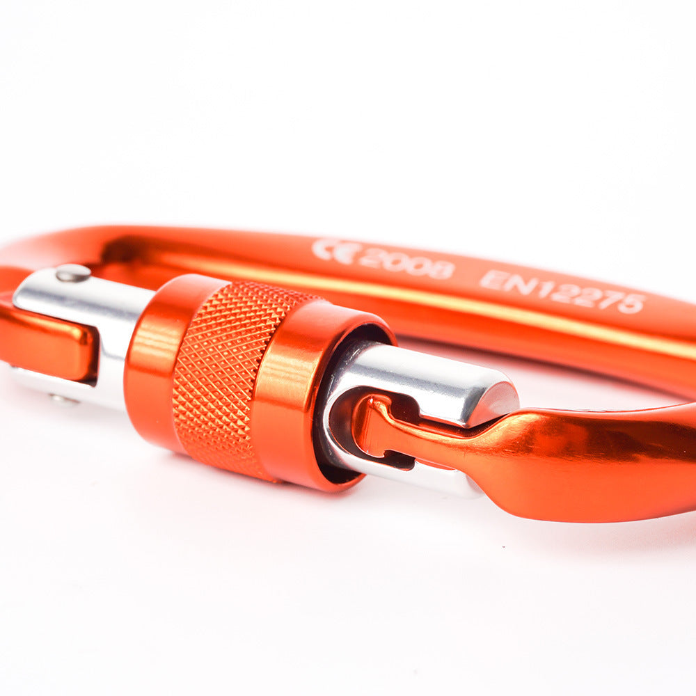 Pro Climbing Carabiners Aluminum 7075 Safety 25kN Ultra-Light