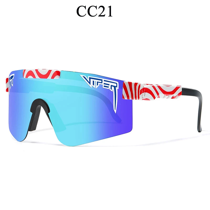 Pit Viper Style Sport Cycling Glasses - UV400 Unisex Outdoor
