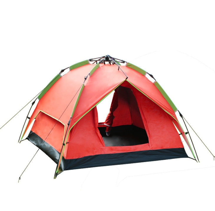 Automatic Camping Tent 3-4 Persons - Double Door 220x200cm