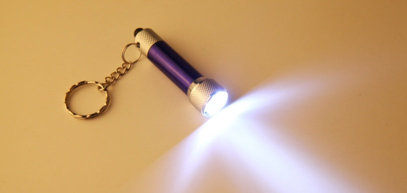 Mini Emergency LED Keychain - Ultra-Lightweight Aluminum Flashlight