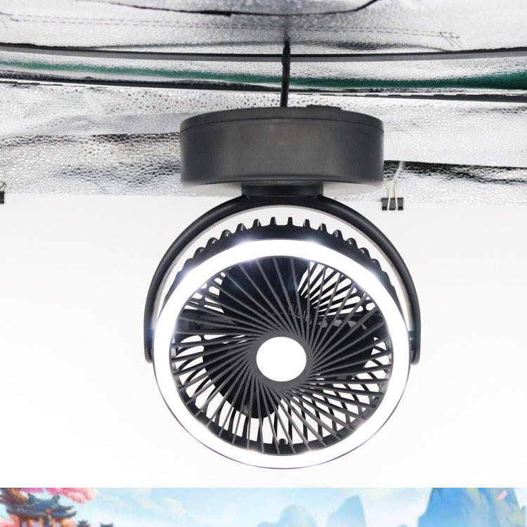 2-in-1 LED Tent Fan - Portable Camping Lighting 405g
