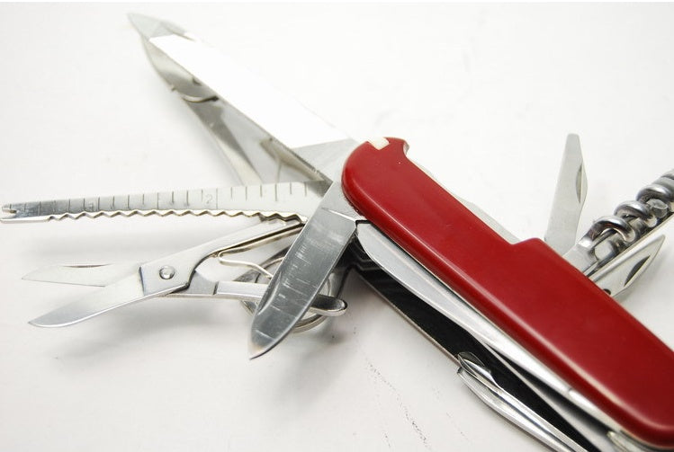 Multifunctional Swiss Army Knife 30+ Tools Stainless Steel