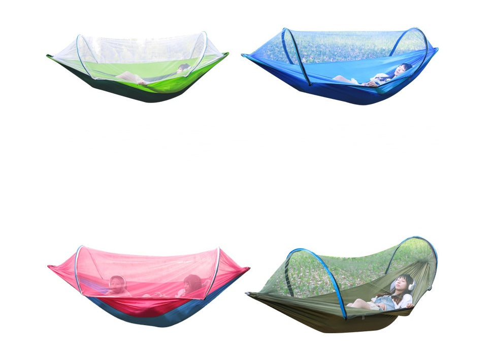 2 Person Parachute Hammock with Mosquito Net - 210T Nylon Taffeta