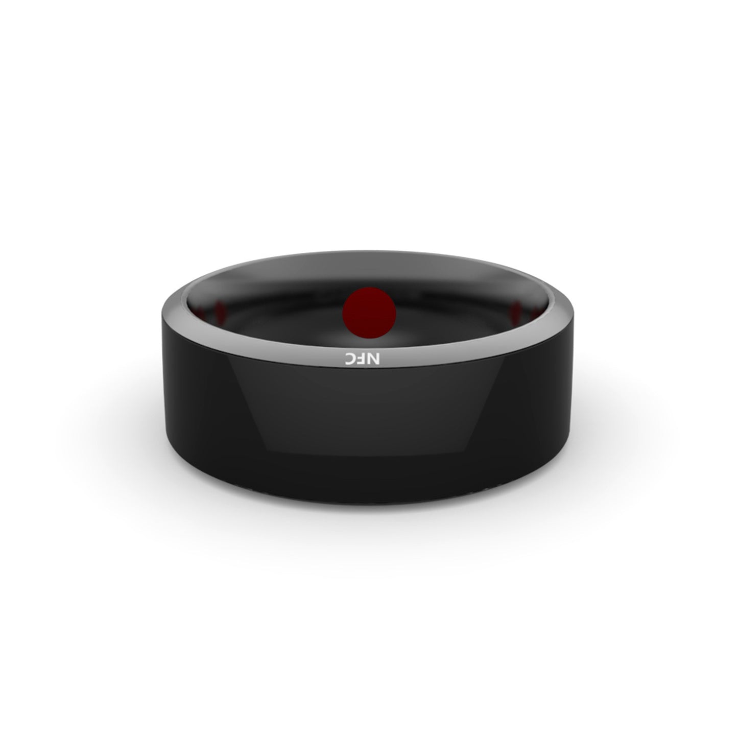 Black high-tech multifunctional connected ring