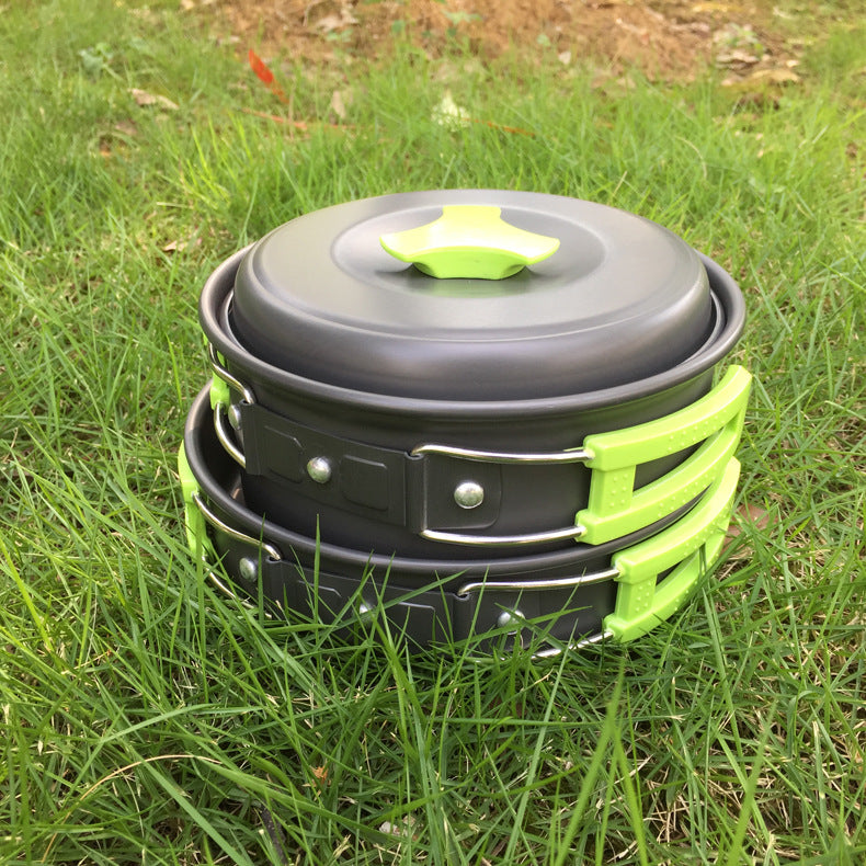 Outdoor Duo Camping Kit Cookware Set for 1-2 People