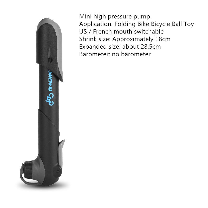 Mini Portable Bike Pump - Compact High Pressure Inflation