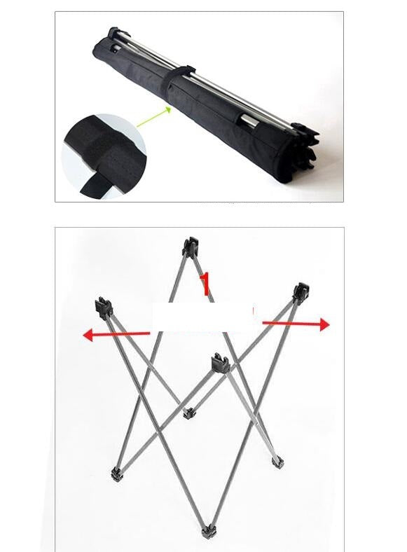 Ultra-Lightweight 800g Portable Aluminum Folding Camping Table