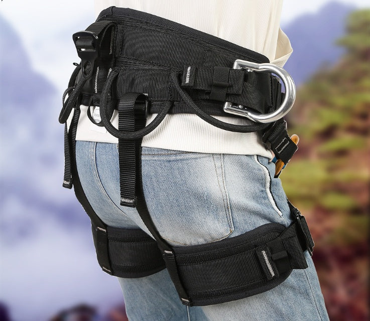Climbing Harness Hiking Mountaineering - Safety Polyester Half-Body