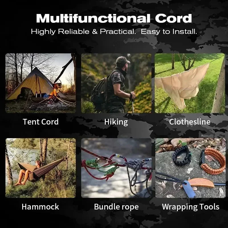 Parachute Cord 550 - 7 Strands 4mm Camping Survival Hiking