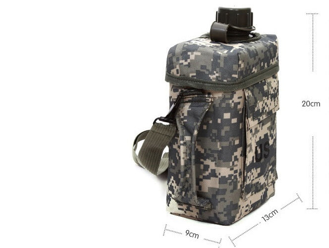 2L PVC Water Bottle Large Capacity - Hiking Travel Long Excursions