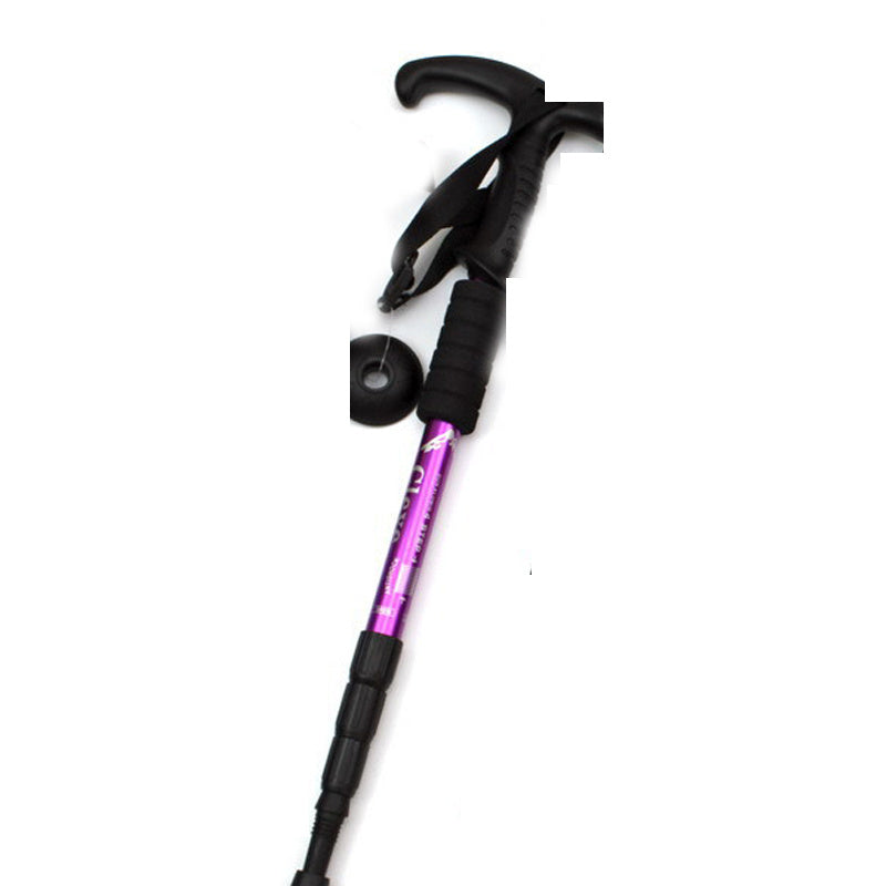 Aluminum Hiking Pole with Anti-Shock T Handle - 370g