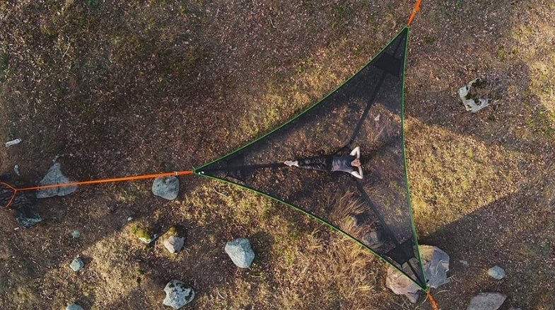 3-Point Triangular Multi-Person Hammock Innovative Design
