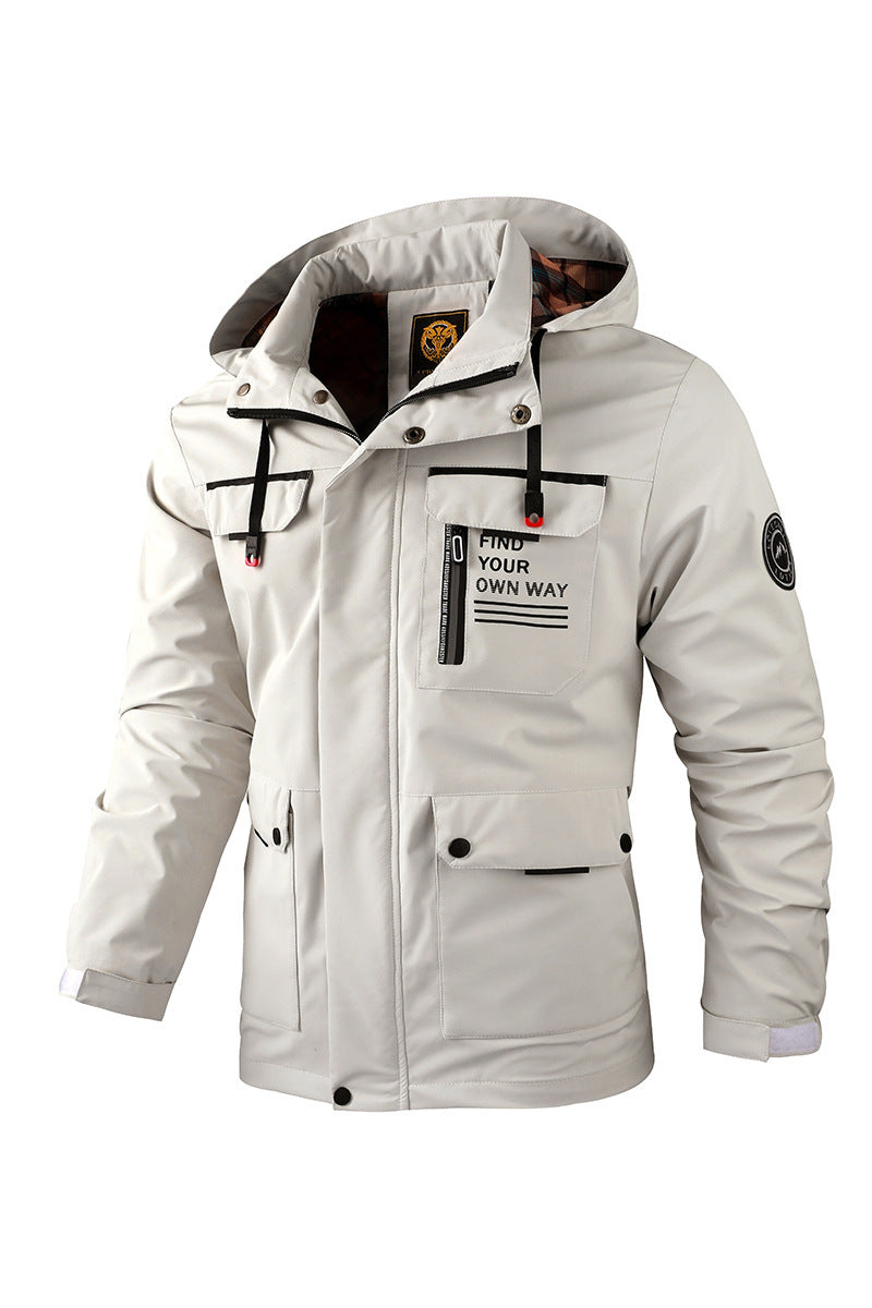 Men's Waterproof Windproof Jacket - Winter Hiking