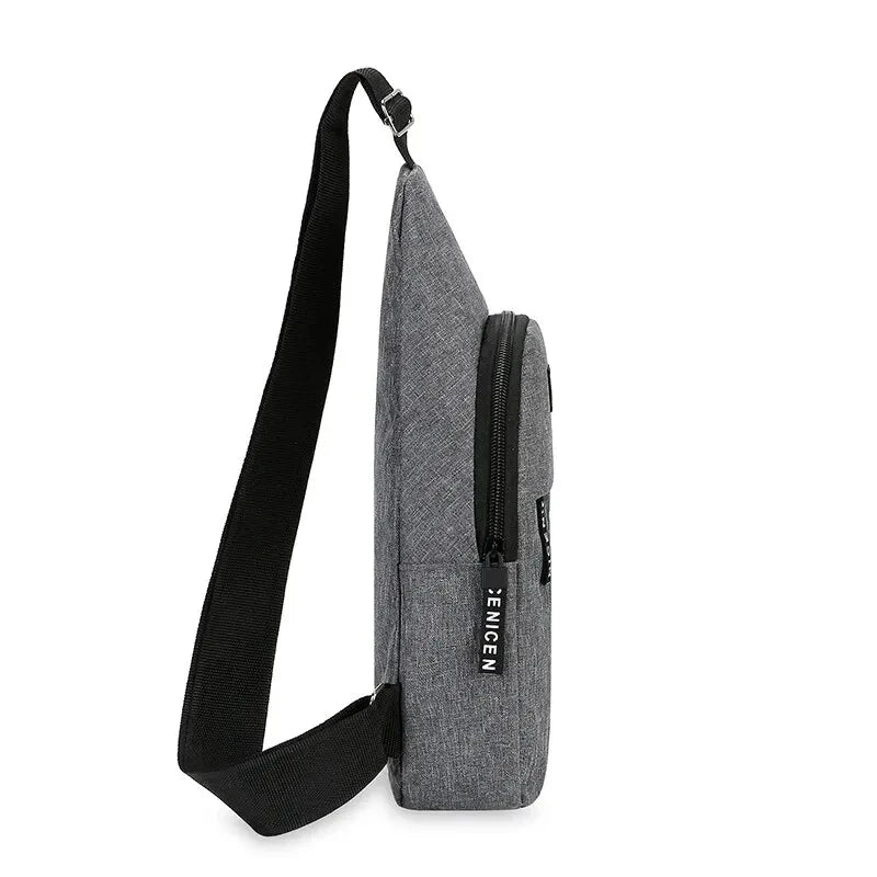 Men's Fashion Lightweight Minimalist Shoulder Bag Large Capacity Casual Sports Crossbody Bag