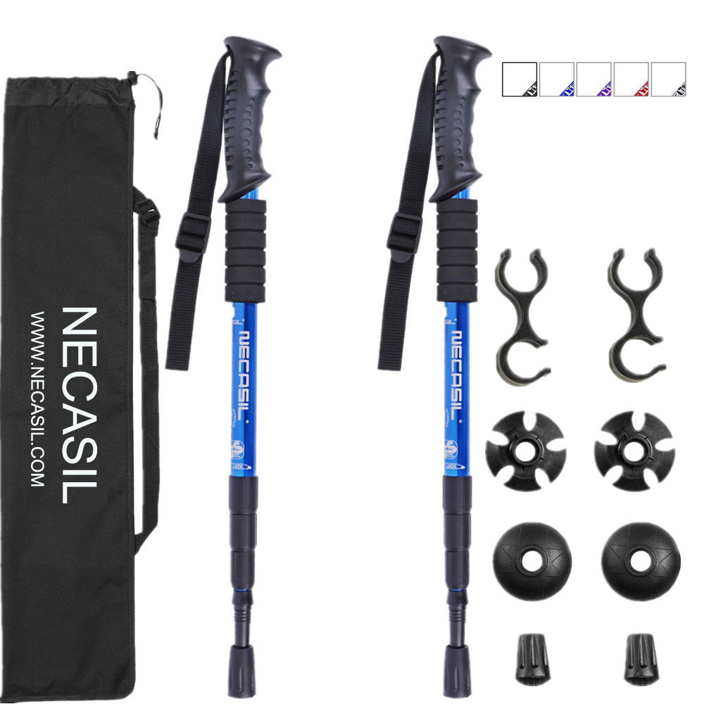 Newcastle Straight 4 Section Hiking Poles - Robust 770g