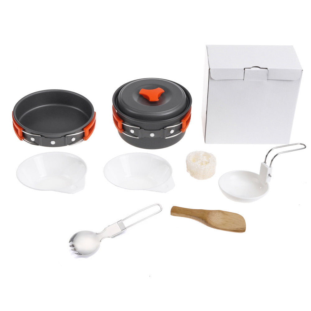 Outdoor Duo Camping Kit Cookware Set for 1-2 People