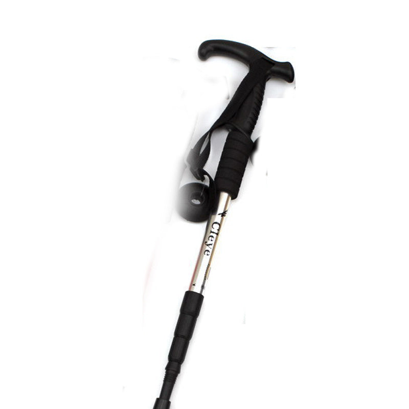 Aluminum Hiking Pole with Anti-Shock T Handle - 370g