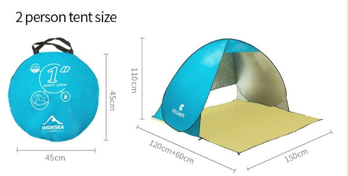 Automatic Anti-UV Beach Tent - Instant Sun Protection