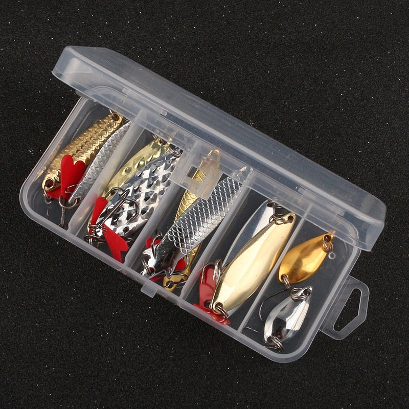 Pineapple Sequin Fishing Lure Kit - 11/21/36 Pieces Metal