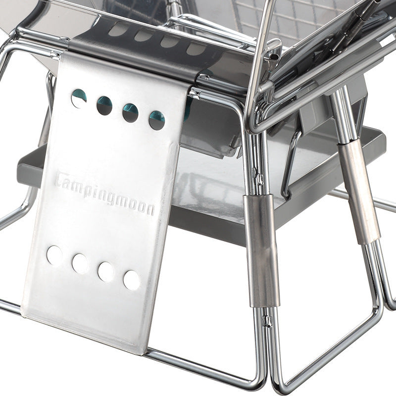 Portable Folding Barbecue Stainless Steel Non-Stick Grill