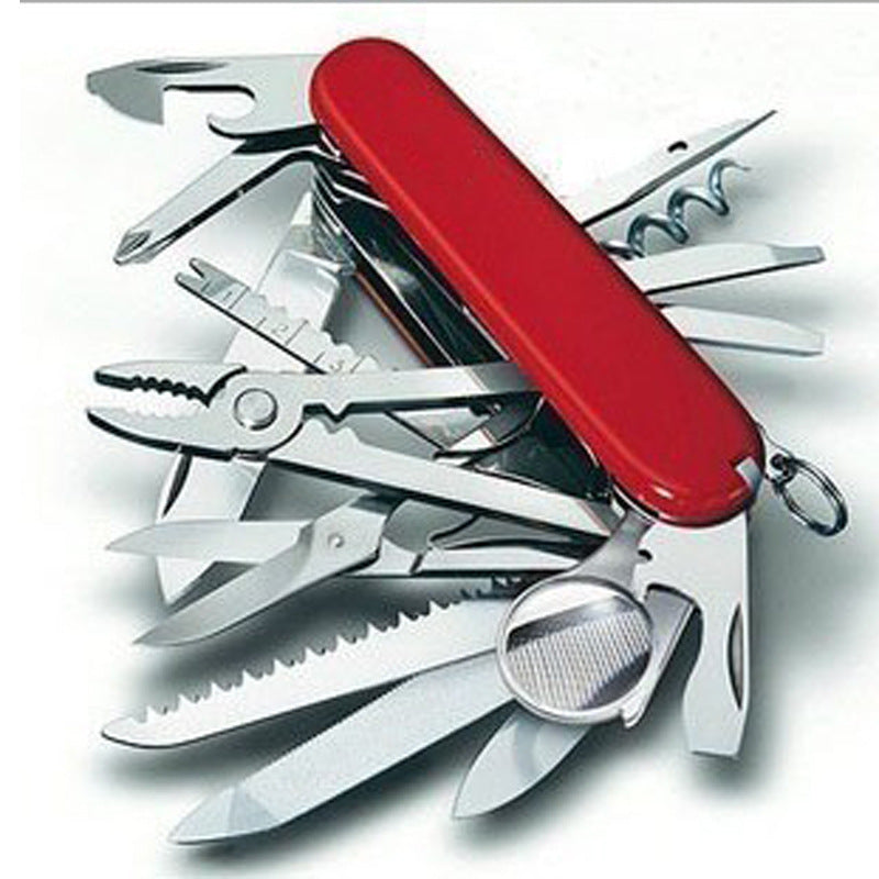 Multifunctional Swiss Army Knife 30+ Tools Stainless Steel