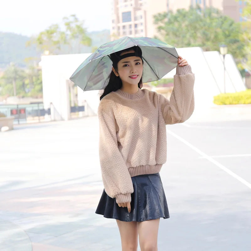 Portable Anti-UV Umbrella - Foldable Travel Camping