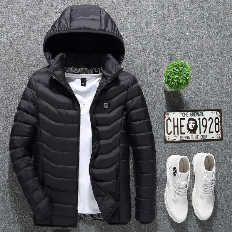 Veste Chauffante USB Homme Hiver - Thermique Coton