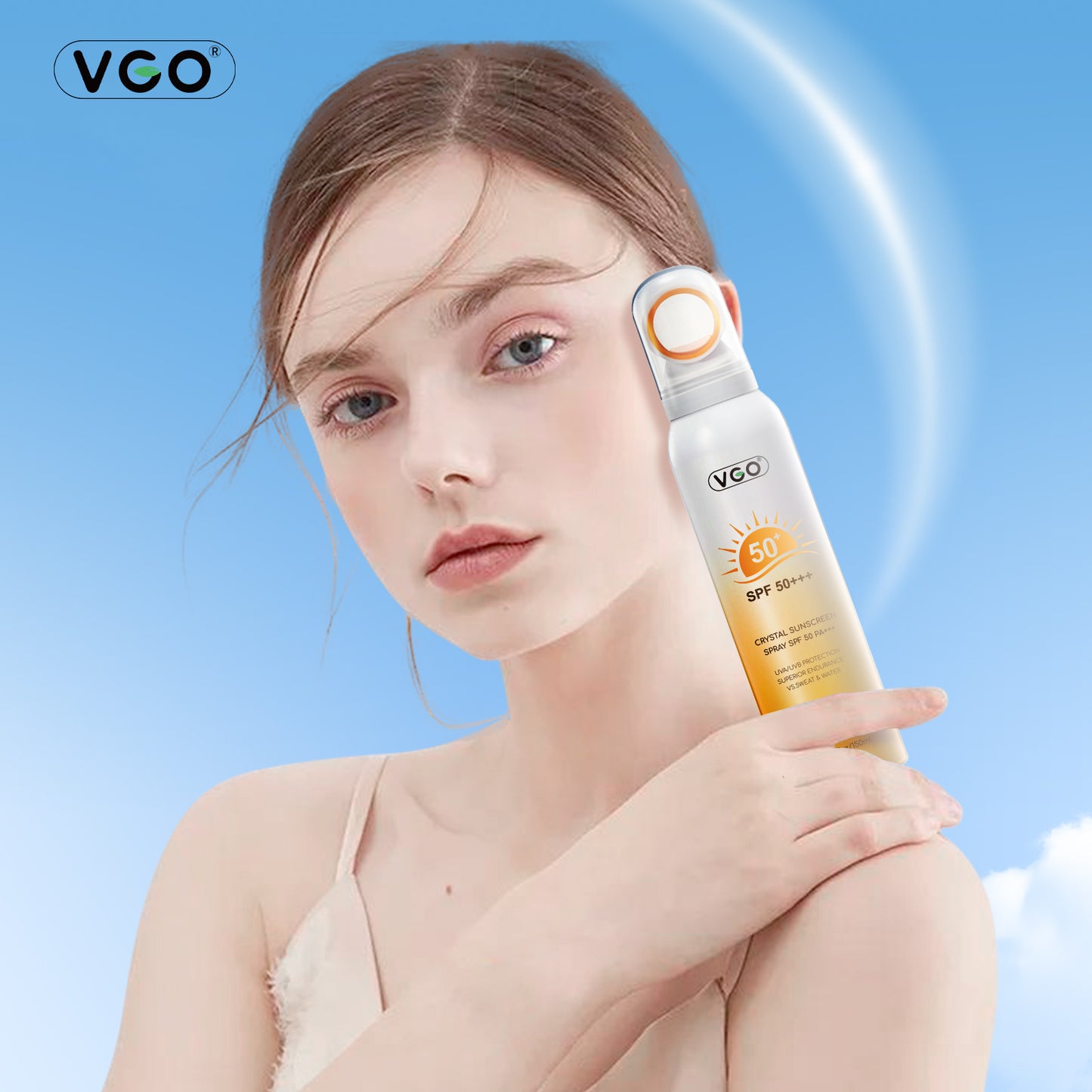 CRYSTAL Spray Sunscreen SPF 50+ PA++++ - Maximum Outdoor UV Protection