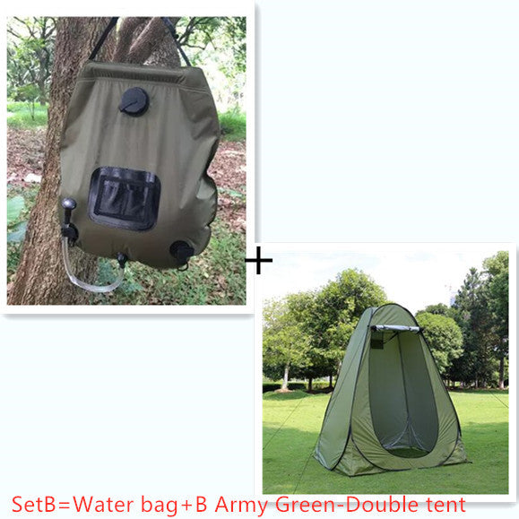 Portable Camping Shower Tent - Multifunctional Private Shelter 120x190cm
