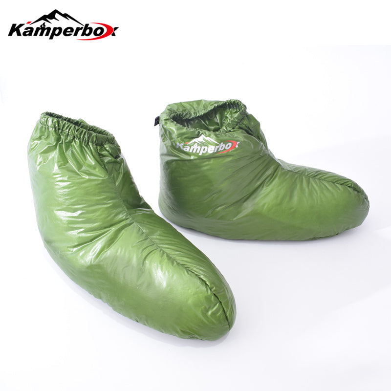 Kamperbox Camping Boots Socks AQ3 120g Down Slippers