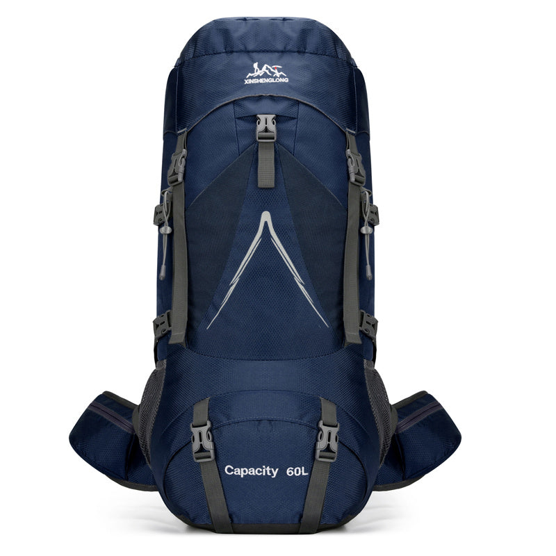 Outdoor Hiking Backpack Large Capacity 60L Nylon Travel Camping Hiking Bag